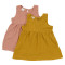 Платье без рукава из хлопкового муслина цвета пыльной розы из коллекции essential 12-18m
