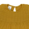 Платье с длинным рукавом из хлопкового муслина горчичного цвета из коллекции essential 4-5y